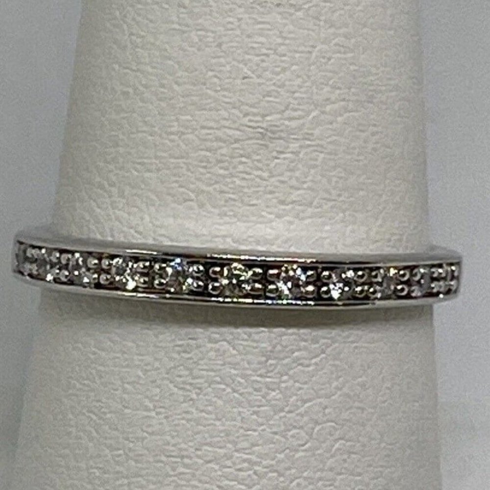 925 STERLING SILVER RING WITH CZ SIZE 8